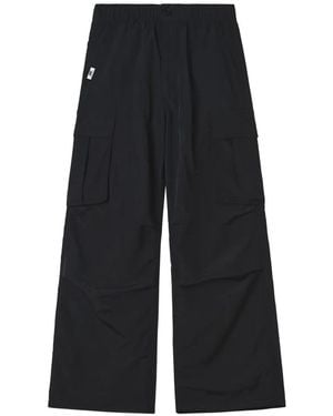 Chocoolate Wide-Leg Cargo Pants - Black
