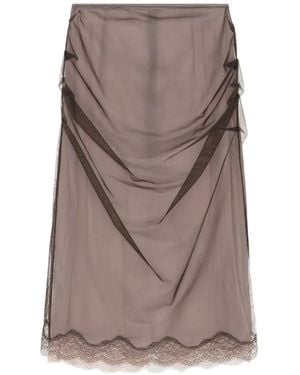 16Arlington Falda Midi Hedda - Marrón