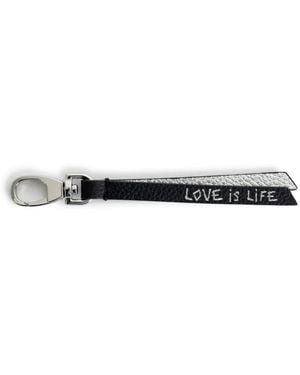 Zadig & Voltaire Love Link Keyring - White
