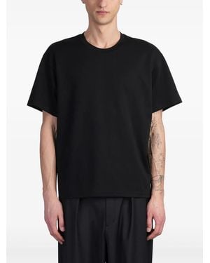 Attachment Cotton T-Shirt - Black