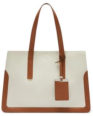 Furla レザー トートバッグ - ナチュラル