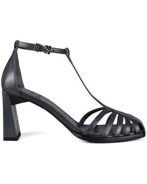 ANEST COLLECTIVE Spider Ankle-Strap Leather Sandals - White