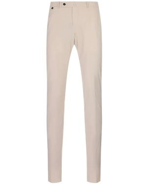 PT Torino Active Slim-Fit Trousers - White