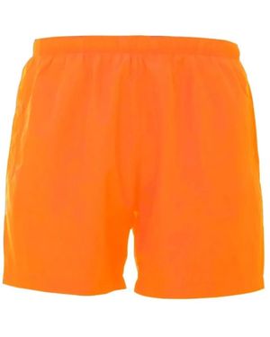 MATINEÉ Logo-Patch Swim Shorts - Orange