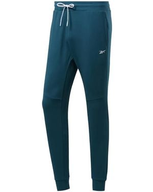 Reebok Essentials Linear Logo Track Trousers - Blue