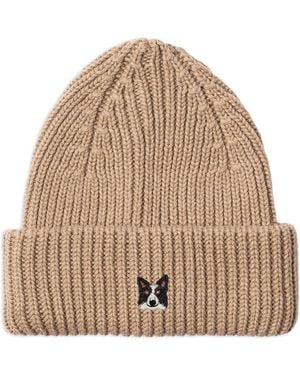 PELO FOUNDATION Border Collie Beanie Hat - Natural