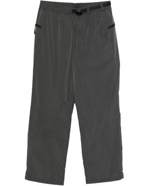 Goldwin Belted Ripstop Track Trousers - Grey