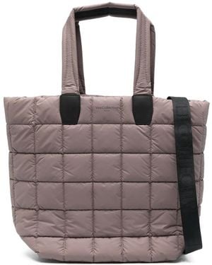 VEE COLLECTIVE X Claire Holt Porter Quilted Tote Bag - Grey