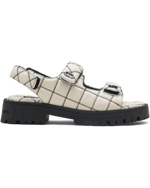 Marc Jacobs Sandali The Quilted Sunny - Bianco