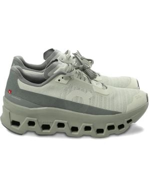 On Shoes Cloudmonster Void Perforated Sneakers - Gray