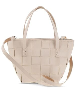 Dragon Mini Japan Woven Tote Bag - White