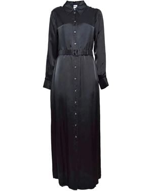 Aspesi Belted Shirt Dress - Black