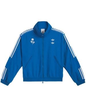 adidas Logo-Print "Willy Chavarria" Track Jacket - Blue
