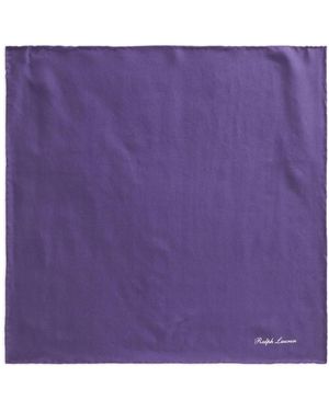 Ralph Lauren シルクスカーフ - パープル