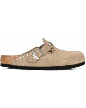 Birkenstock Boston Rivets Clogs - White