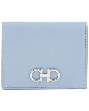 Ferragamo Portemonnaie mit Schnalle - Blau