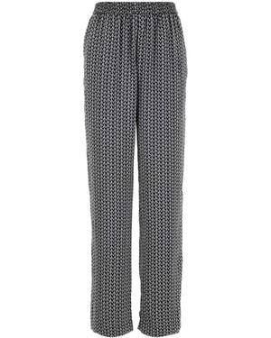 MICHAEL Michael Kors Printed Elasticated Trousers - Grey