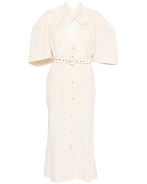 Vivienne Westwood Belted Loop Midi Dress - White
