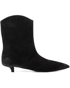 Marsèll Spino Pointed-Toe Ankle Boots - Black