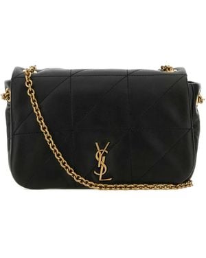Saint Laurent Mini Jamie 4.3 Schultertasche Mit Kettenriemen - Schwarz
