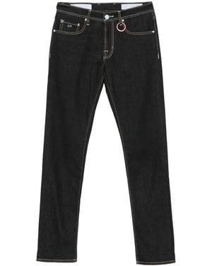 Sartoria Tramarossa Michelangelo Ring-Detail Jeans - Black