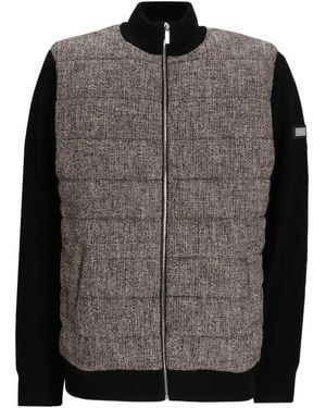 KARL LAGERFELD Gefütterte Jacke Mit Reißverschluss - Grau