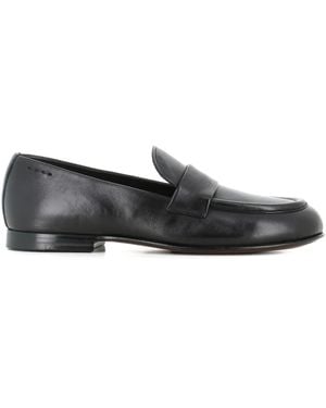 Alexander Hotto Loafer mit Riemen - Schwarz