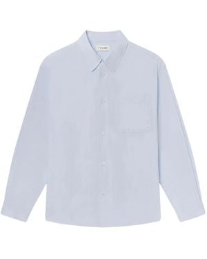 FRAME Patch-Pocket Long-Sleeve Shirt - White