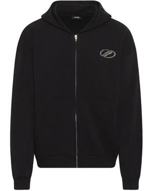 we11done Se11Done Zip-Up Hoodie - Black