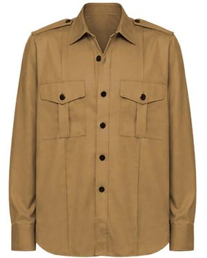 Ernest W. Baker Flap Pocket Shirt - Natural