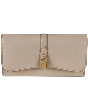 Stella McCartney Ryder Padlock-Detail Long Wallet - Grey