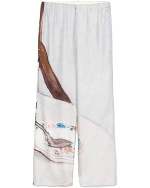 Nanushka Milon Flared Pants - White