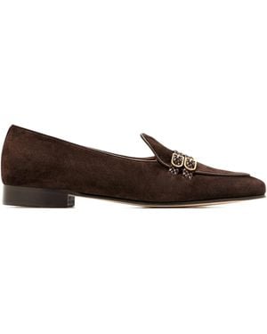 Edhen Milano Mocassini Con Fibbia - Marrone