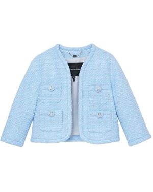Marc Jacobs Pop J Tweed Jacket - Blue