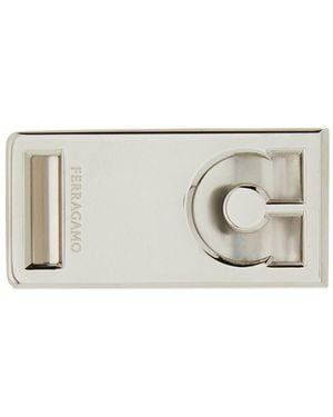 Ferragamo Gancini Money Clip - Grey