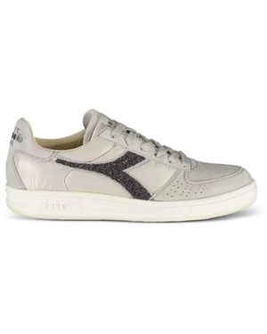 Diadora B.Elite Glitter-Logo Trainers - White