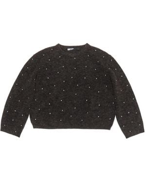 Bimba Y Lola Pull À Col Rond Orné De Clous - Noir