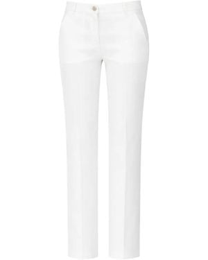 Pinko Straight-Leg Trousers - White