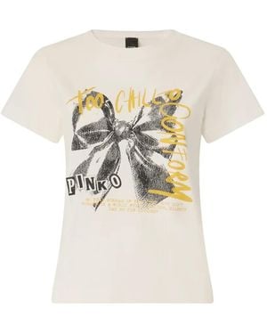 Pinko Graphic-Print T-Shirt - White