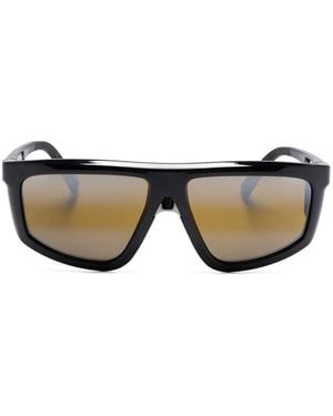 Vuarnet Rectangle-Frame Sunglasses - Black