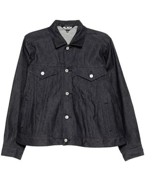 COMME DES GARÇON BLACK Loose-Fit Denim Jacket - Black
