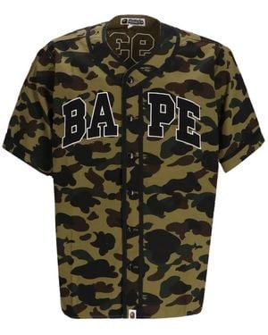 A Bathing Ape 1St Camo Shirt - Green