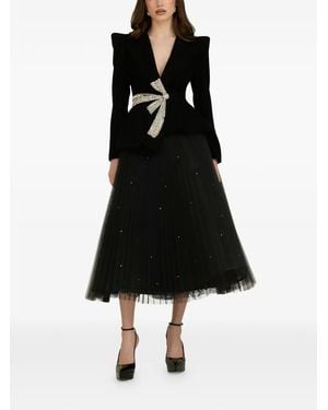 ARAFTU Bow-Embellished Suit - Black