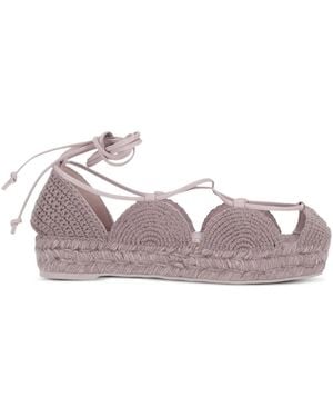 Loewe Espadrilles Met Veters - Roze