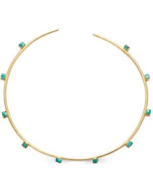 FENOMENA Gloom Emerald Choker - Metallic