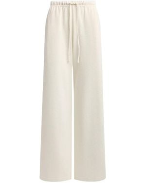 12 STOREEZ Textured Trousers - White
