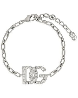 Dolce & Gabbana Dgロゴ チェーンリンク ブレスレット - メタリック
