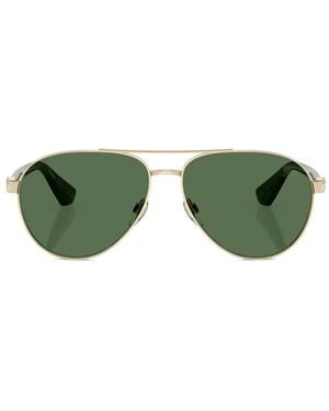 Burberry Pilot-Frame Sunglasses - Green