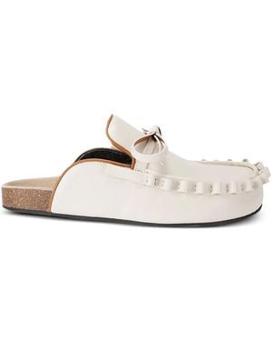 JW Anderson Leather Loafers - White