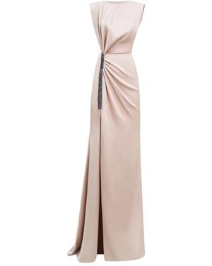Gemy Maalouf Draped Maxi Dress - Natural